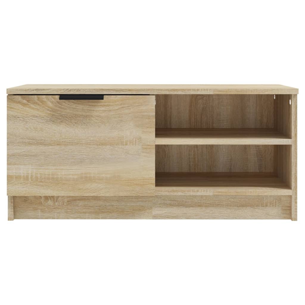 Tv-meubels 2 st 80x35x36,5 cm bewerkt hout sonoma eikenkleurig is nu te koop bij PeponiXL, paradijselijk wonen!