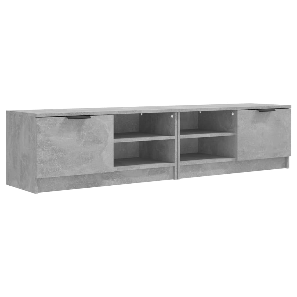 Tv-meubels 2 st 80x35x36,5 cm bewerkt hout betongrijs is nu te koop bij PeponiXL, paradijselijk wonen!
