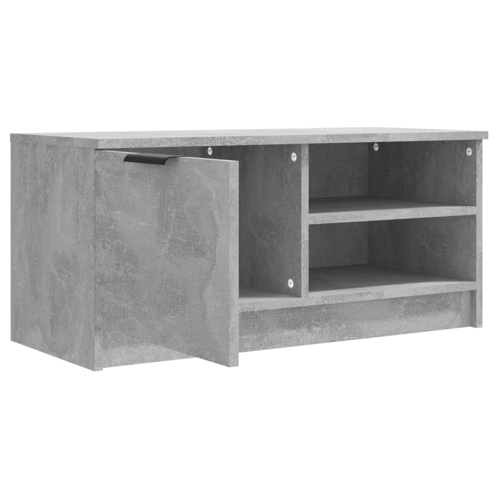 Tv-meubels 2 st 80x35x36,5 cm bewerkt hout betongrijs is nu te koop bij PeponiXL, paradijselijk wonen!