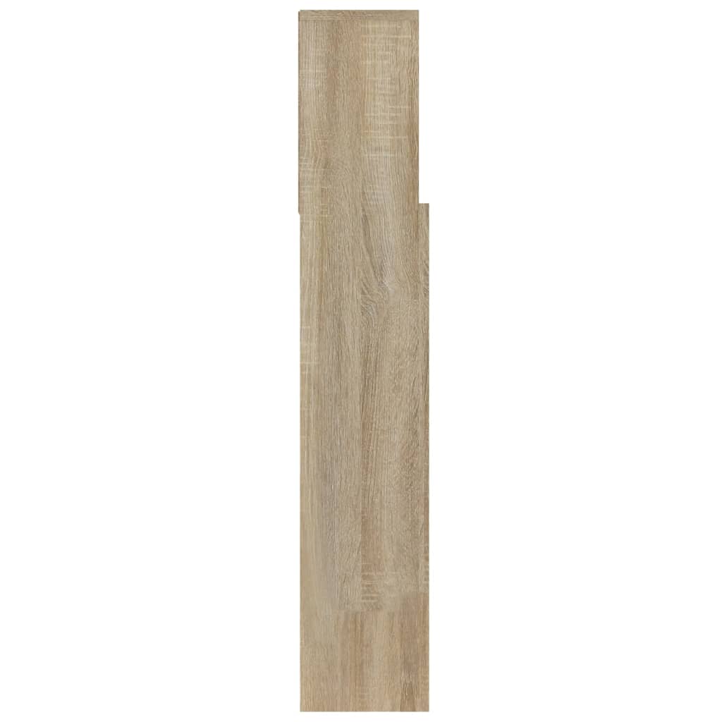 Hoofdbordkast 100x19x103,5 cm sonoma eikenkleurig is nu te koop bij PeponiXL, paradijselijk wonen!