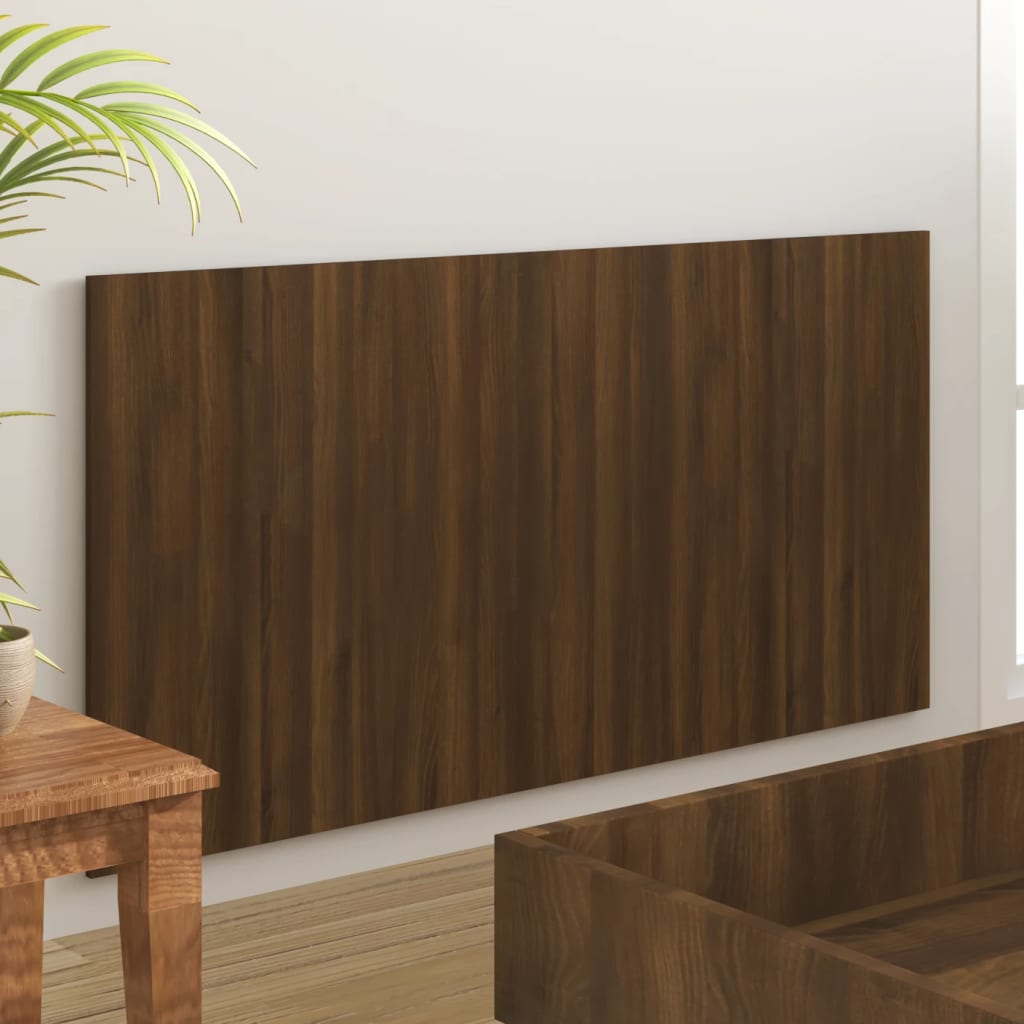 Hoofdbord 160x1,5x80 cm bewerkt hout bruin eikenkleur is nu te koop bij PeponiXL, paradijselijk wonen!