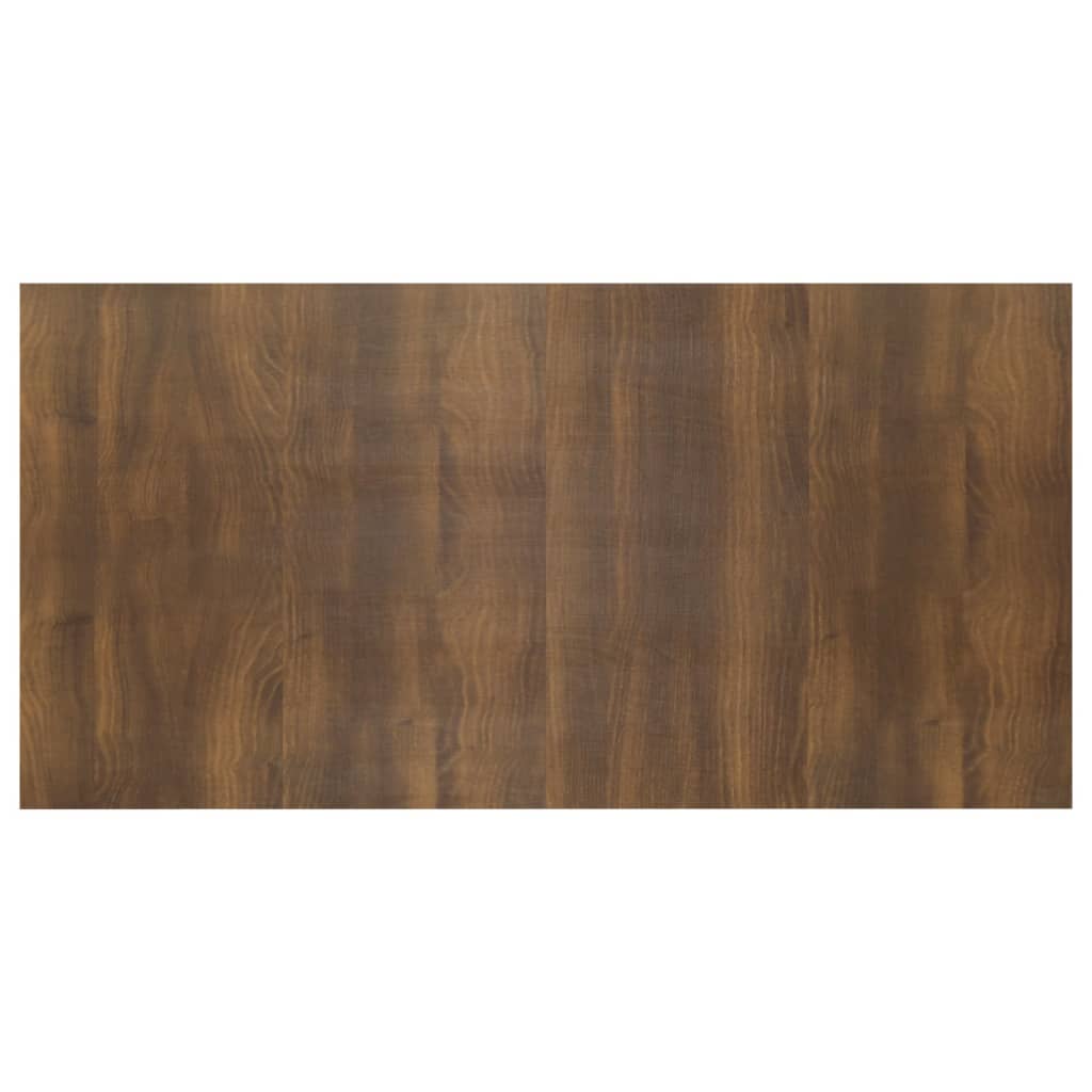 Hoofdbord 160x1,5x80 cm bewerkt hout bruin eikenkleur is nu te koop bij PeponiXL, paradijselijk wonen!