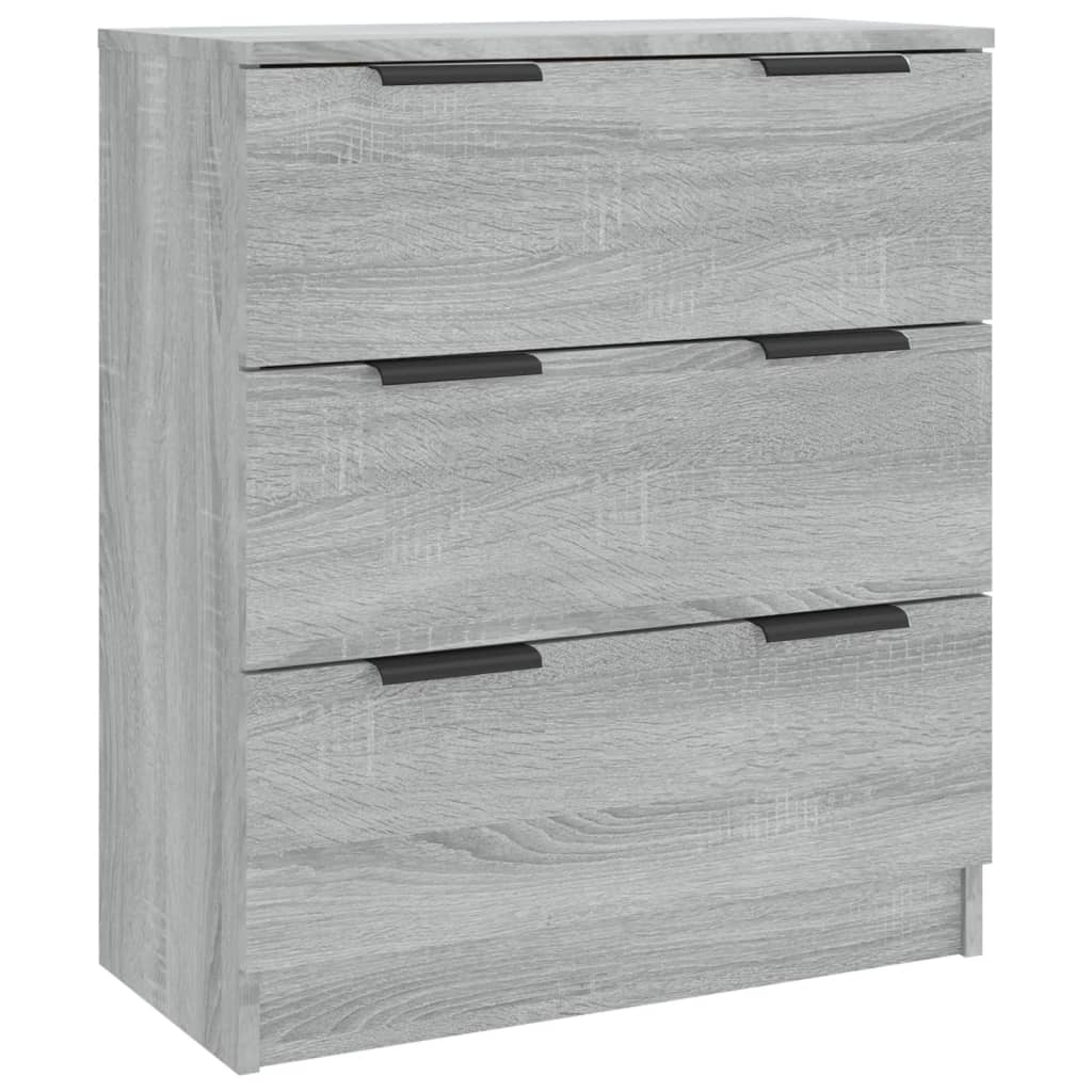 Dressoir 60x30x70 cm bewerkt hout grijs sonoma eiken is nu te koop bij PeponiXL, paradijselijk wonen!
