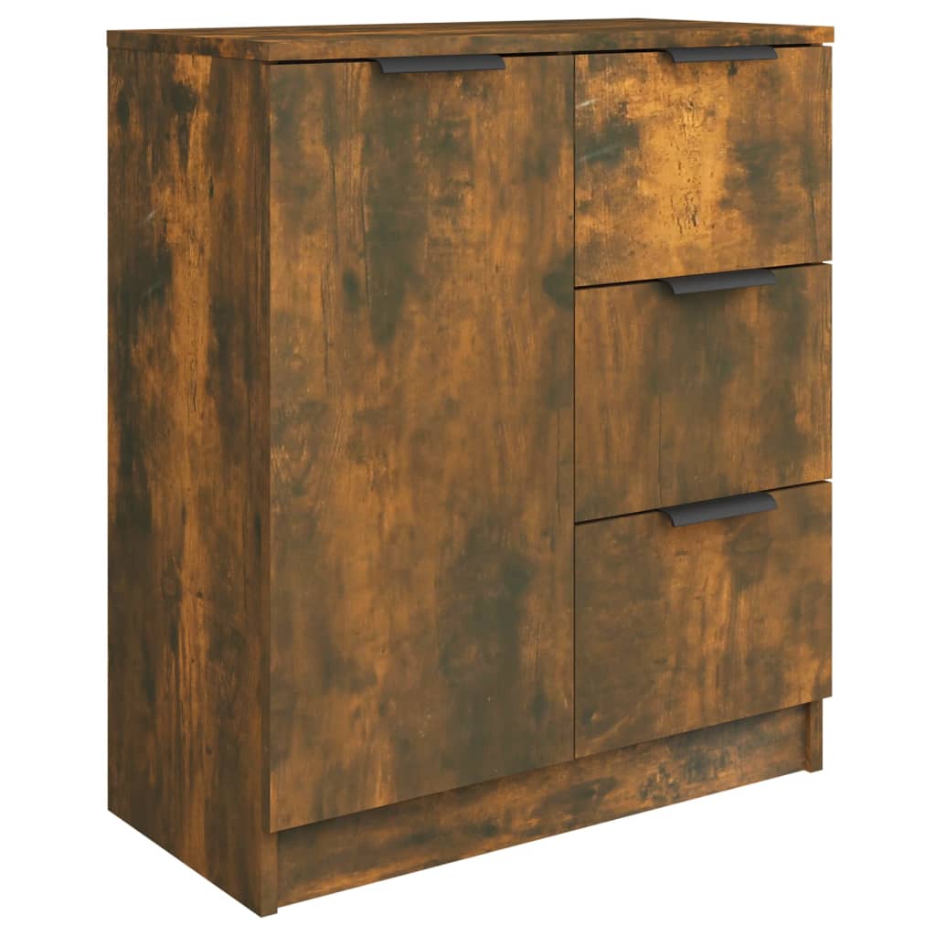 Dressoir 60x30x70 cm bewerkt hout gerookt eikenkleurig is nu te koop bij PeponiXL, paradijselijk wonen!