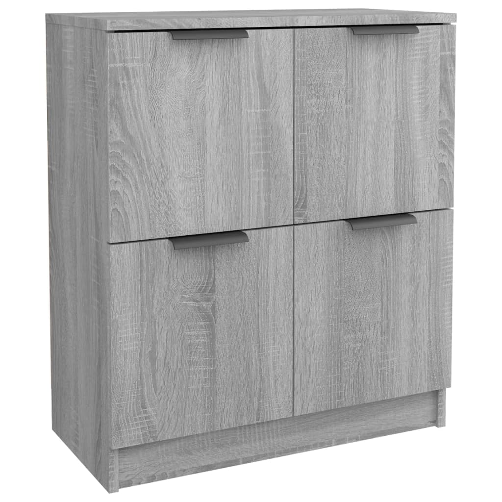 Dressoir 60x30x70 cm bewerkt hout grijs sonoma eiken is nu te koop bij PeponiXL, paradijselijk wonen!
