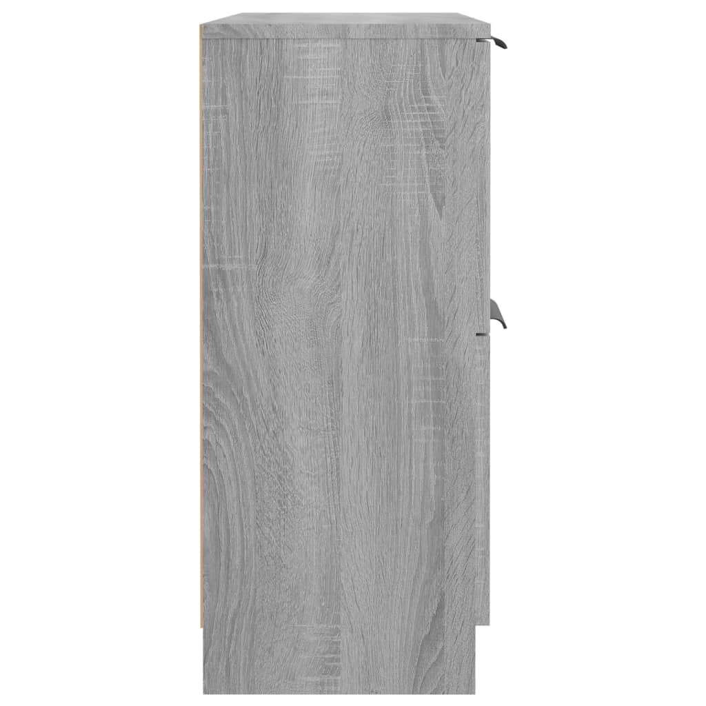 Dressoir 60x30x70 cm bewerkt hout grijs sonoma eiken is nu te koop bij PeponiXL, paradijselijk wonen!