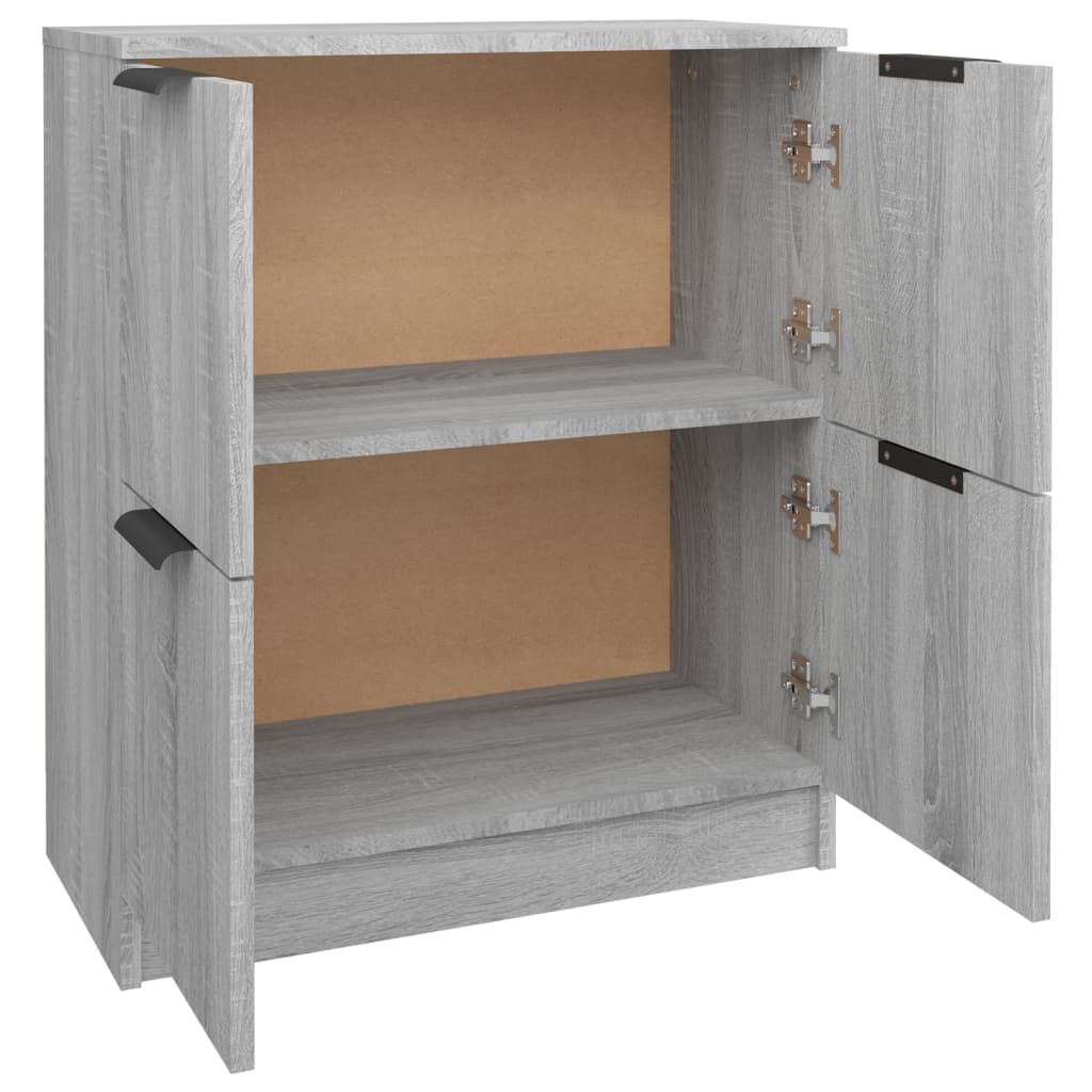Dressoir 60x30x70 cm bewerkt hout grijs sonoma eiken is nu te koop bij PeponiXL, paradijselijk wonen!