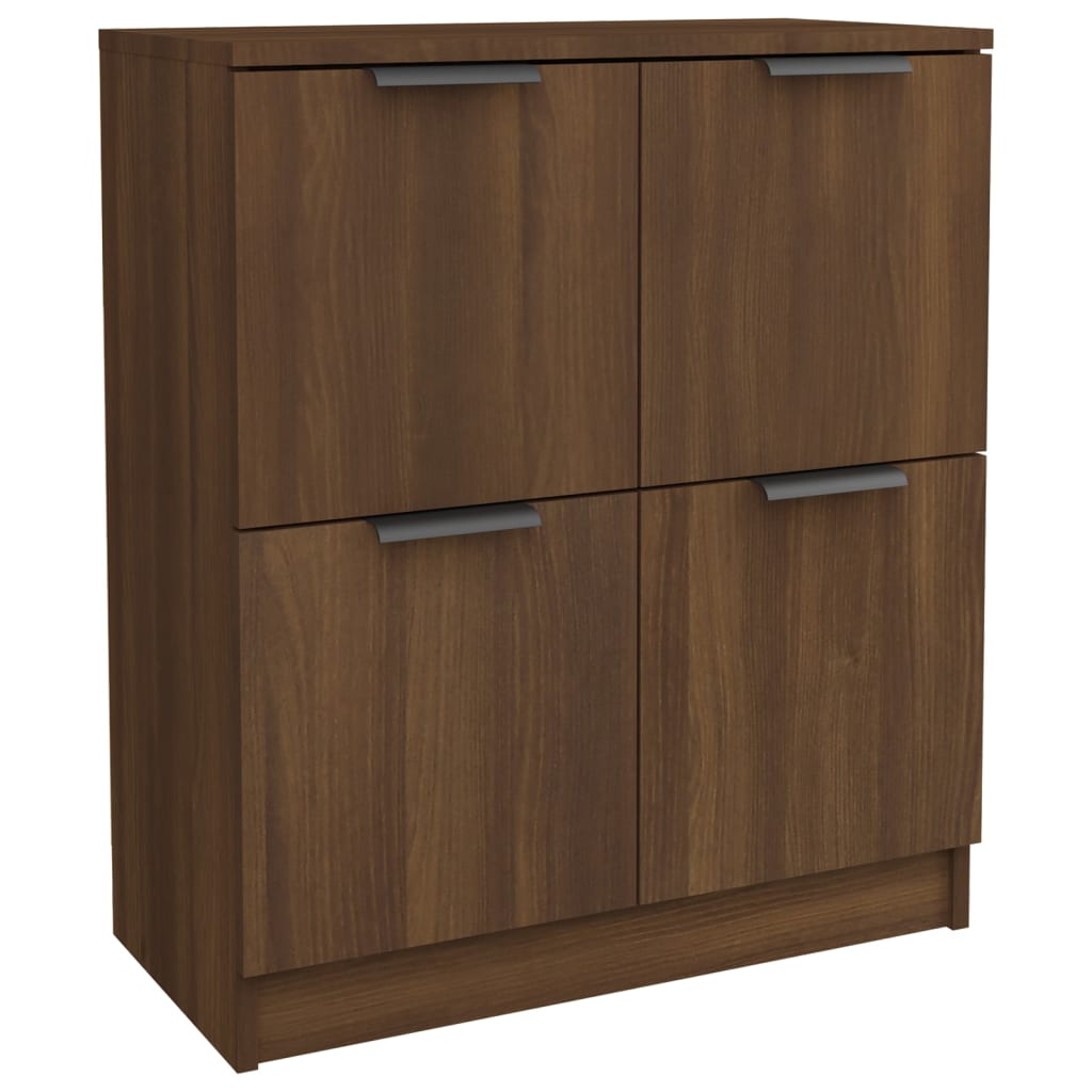Dressoir 60x30x70 cm bewerkt hout bruin eikenkleur is nu te koop bij PeponiXL, paradijselijk wonen!