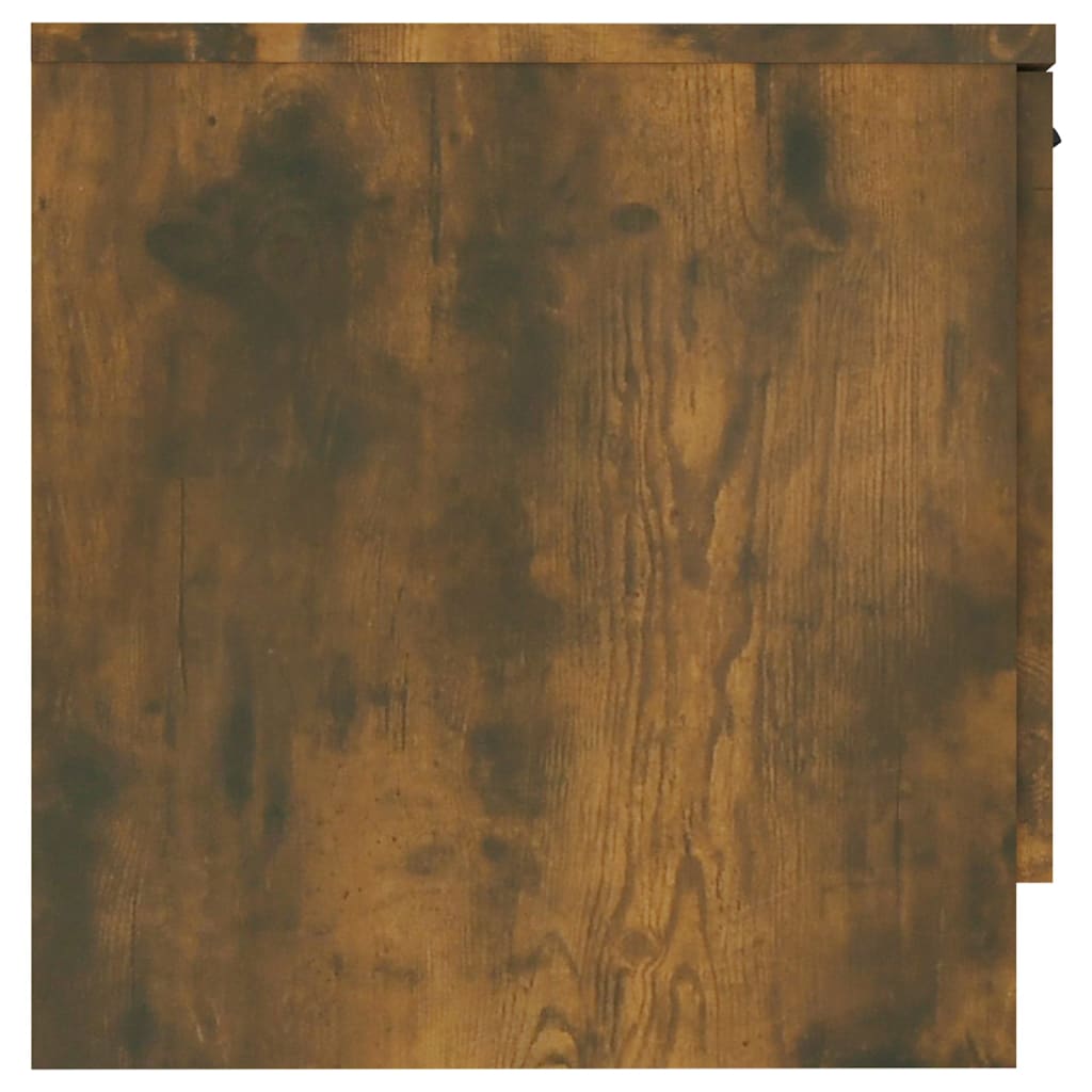 Nachtkastje 40x39x40 cm gerookt eikenkleurig is nu te koop bij PeponiXL, paradijselijk wonen!