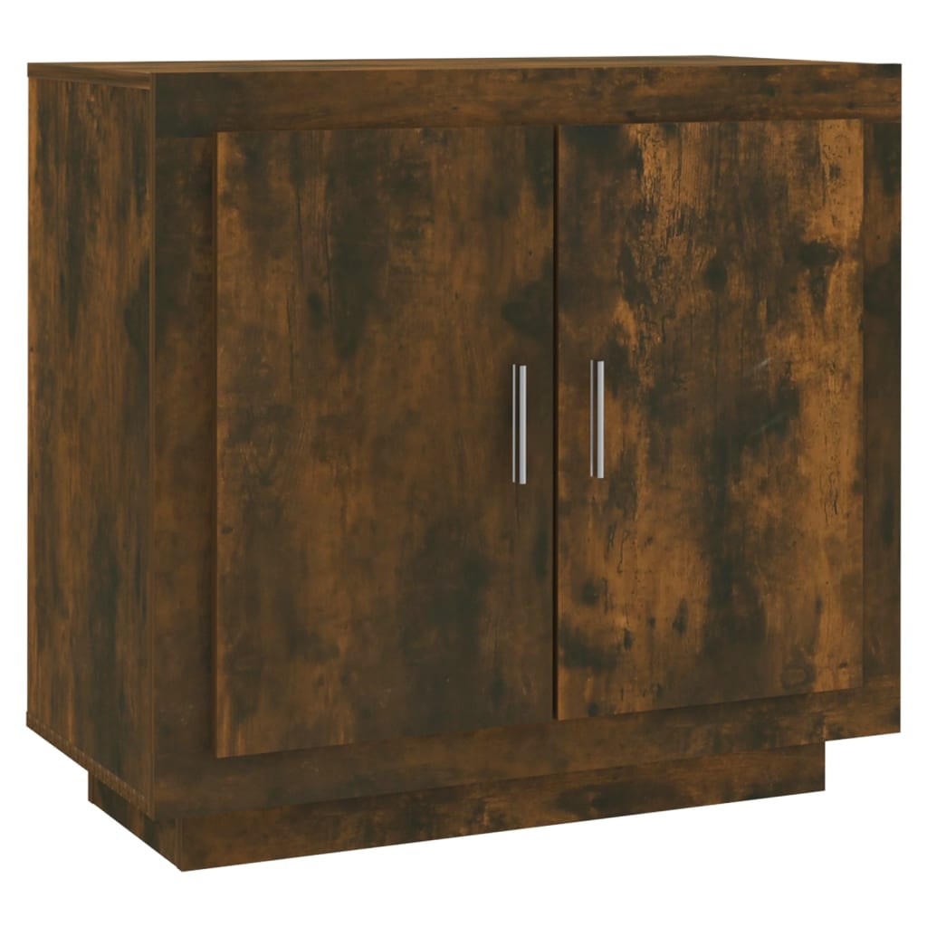 Dressoir 80x40x75 cm bewerkt hout gerookt eikenkleurig is nu te koop bij PeponiXL, paradijselijk wonen!