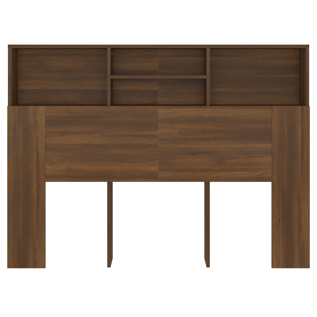 Hoofdbordkast 140x19x103,5 cm bruin eikenkleur is nu te koop bij PeponiXL, paradijselijk wonen!