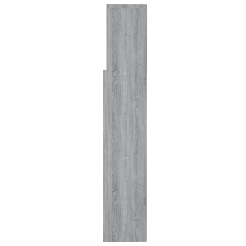 Hoofdbordkast 160x19x103,5 cm grijs sonoma eikenkleurig is nu te koop bij PeponiXL, paradijselijk wonen!