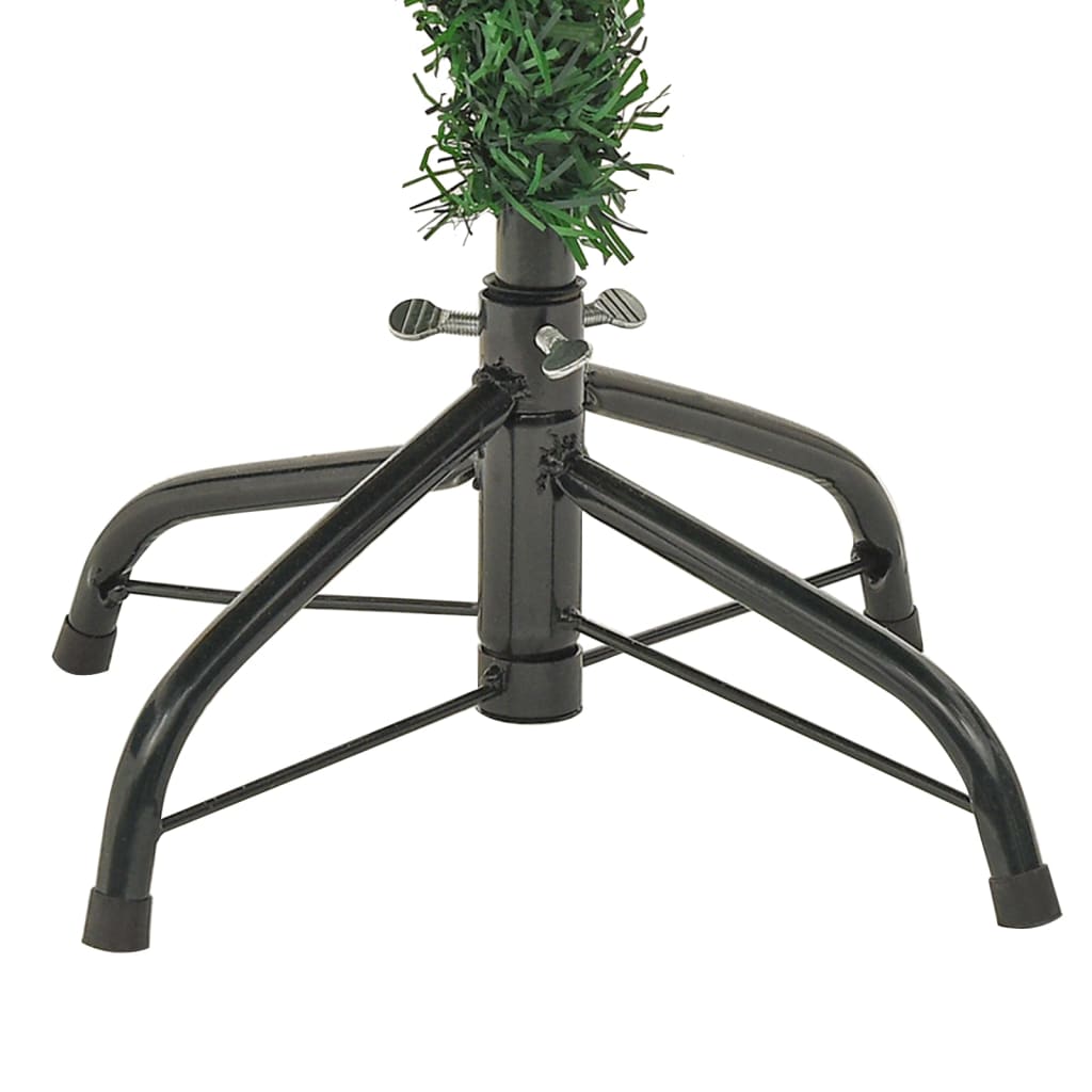 Kerstboom met LED en dennenappels 150 cm PVC en PE groen is nu te koop bij PeponiXL, paradijselijk wonen!