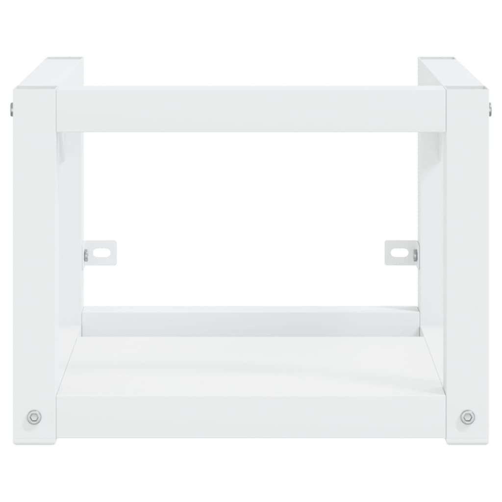 Wastafelframe met inbouwwastafel ijzer wit is nu te koop bij PeponiXL, paradijselijk wonen!