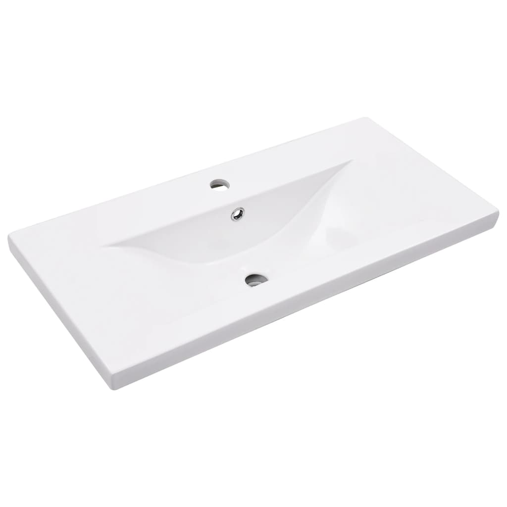 Wastafelframe met inbouwwastafel ijzer zwart is nu te koop bij PeponiXL, paradijselijk wonen!