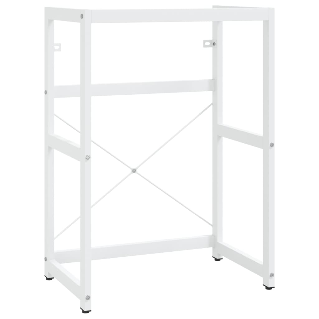 Wastafelframe met inbouwwastafel ijzer wit is nu te koop bij PeponiXL, paradijselijk wonen!
