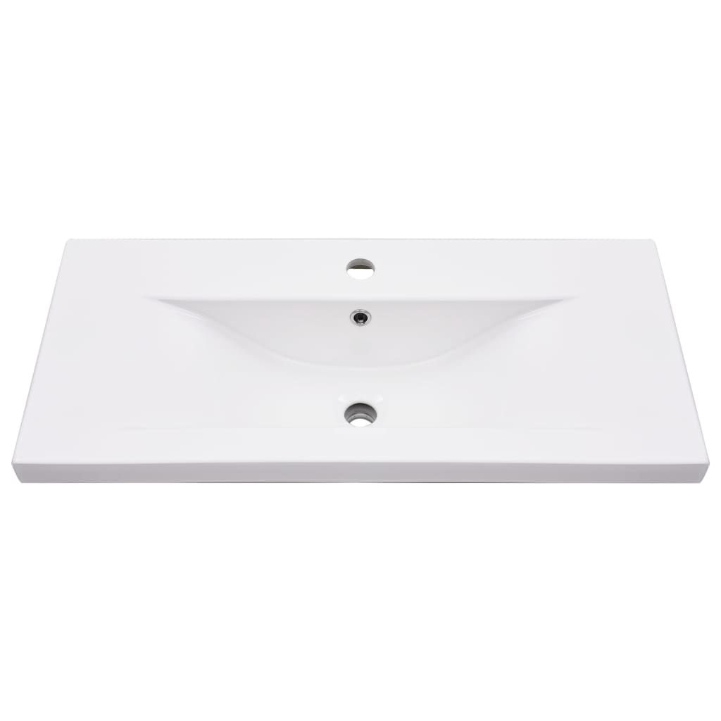 Wastafelframe met inbouwwastafel ijzer wit is nu te koop bij PeponiXL, paradijselijk wonen!