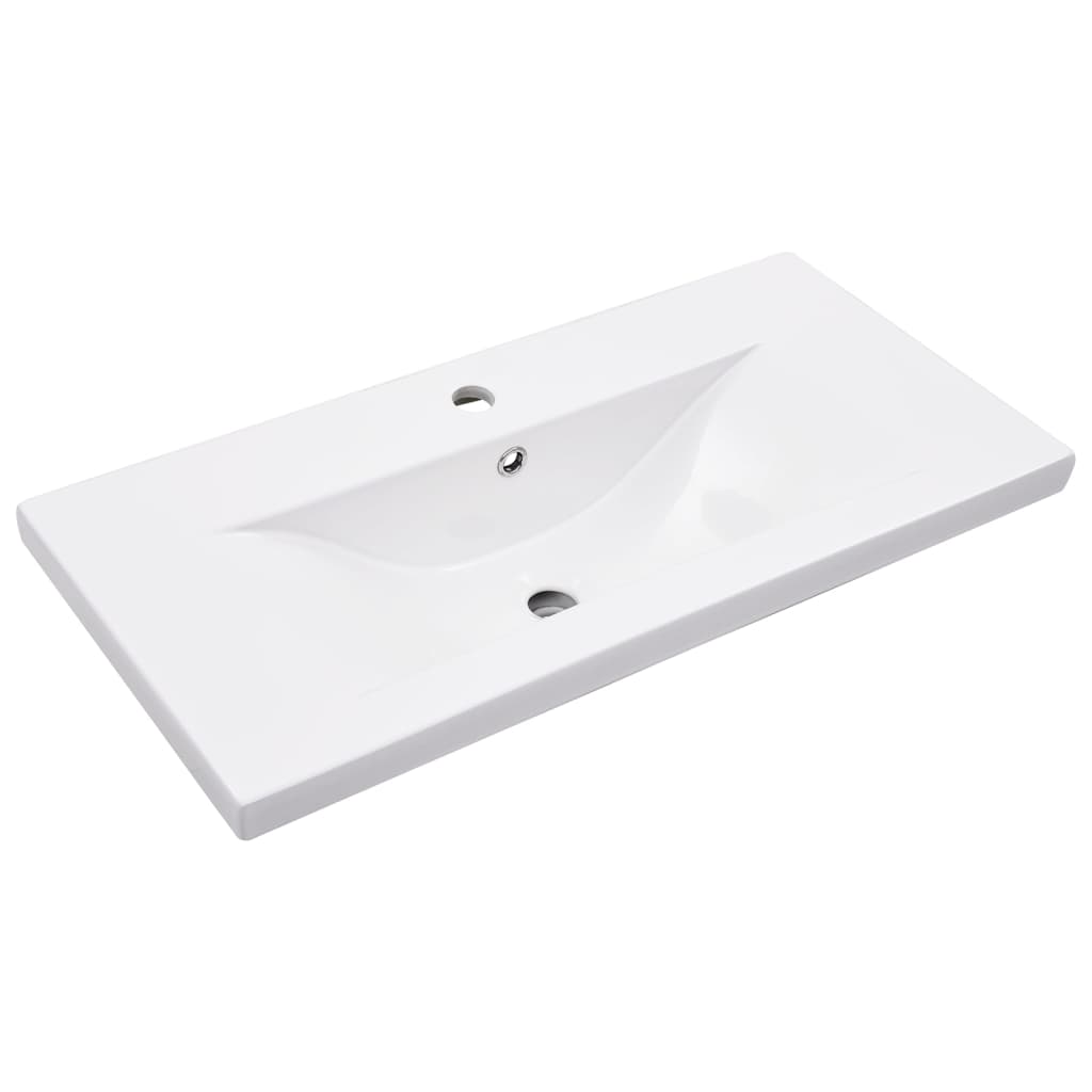 Wastafelframe met inbouwwastafel ijzer zwart is nu te koop bij PeponiXL, paradijselijk wonen!