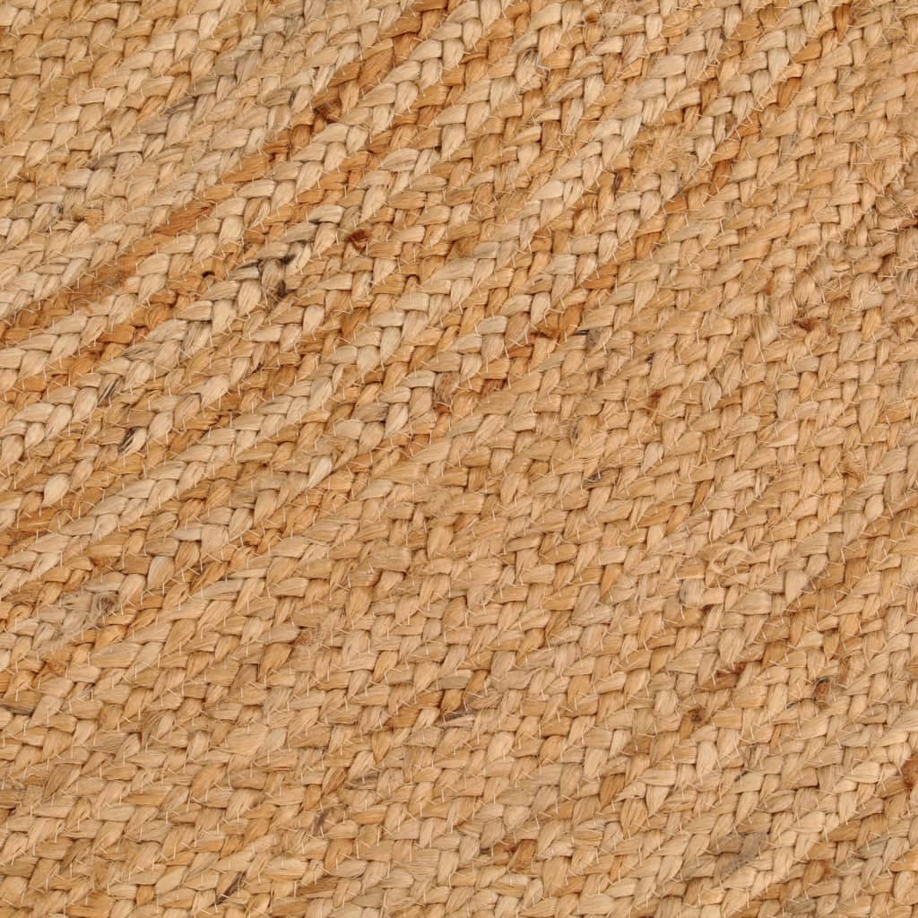 Tapijt rond 180 cm gevlochten jute is nu te koop bij PeponiXL, paradijselijk wonen!