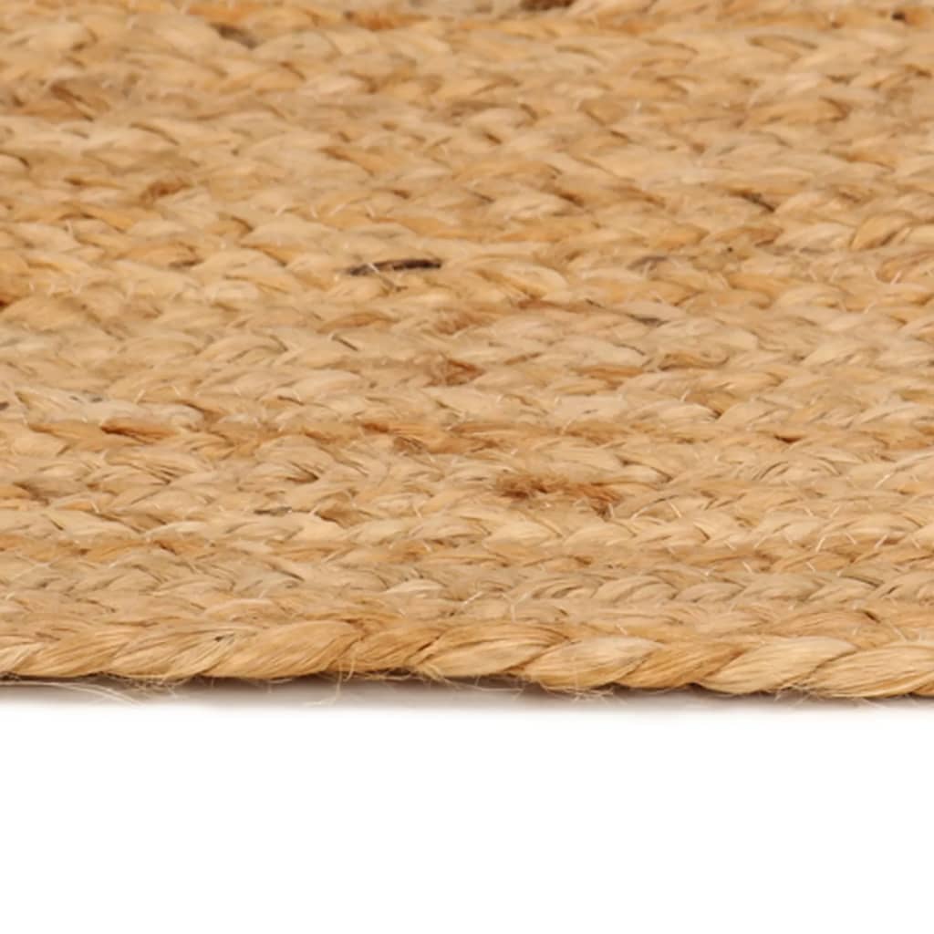 Tapijt rond 210 cm gevlochten jute is nu te koop bij PeponiXL, paradijselijk wonen!
