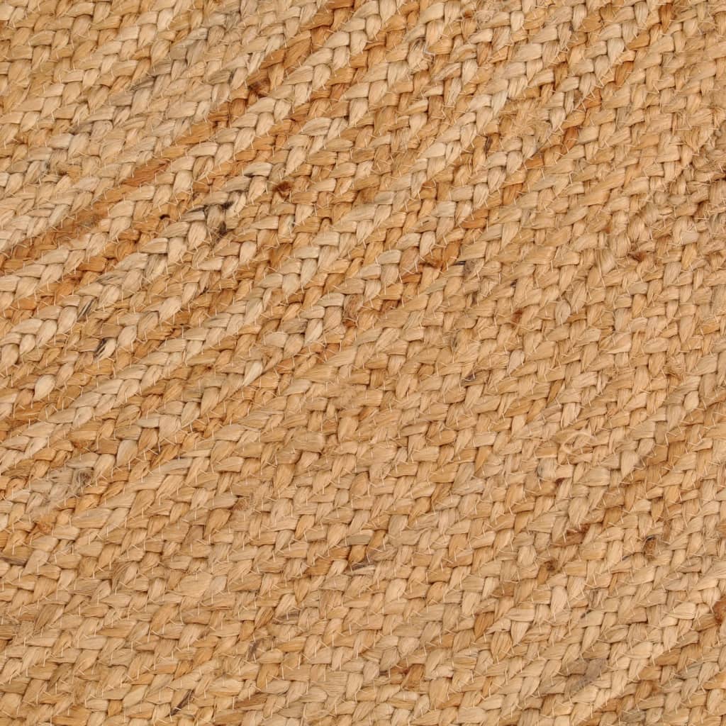 Tapijt rond 210 cm gevlochten jute is nu te koop bij PeponiXL, paradijselijk wonen!