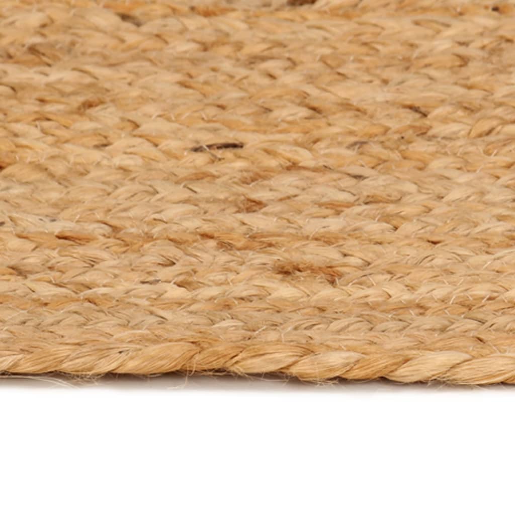 Tapijt rond 240 cm gevlochten jute is nu te koop bij PeponiXL, paradijselijk wonen!