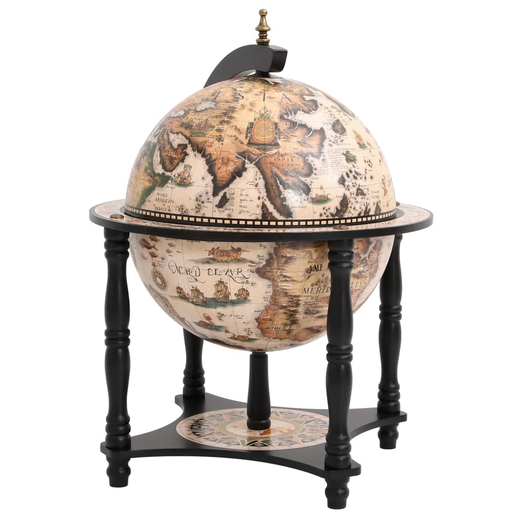 Globebar massief eucalyptushout zwart is nu te koop bij PeponiXL, paradijselijk wonen!