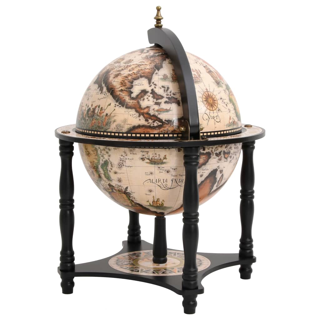 Globebar massief eucalyptushout zwart is nu te koop bij PeponiXL, paradijselijk wonen!