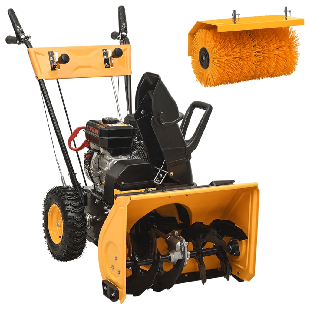 Sneeuwblazer en vegerset 4-in-1 benzine 6,5 pk is nu te koop bij PeponiXL, paradijselijk wonen!