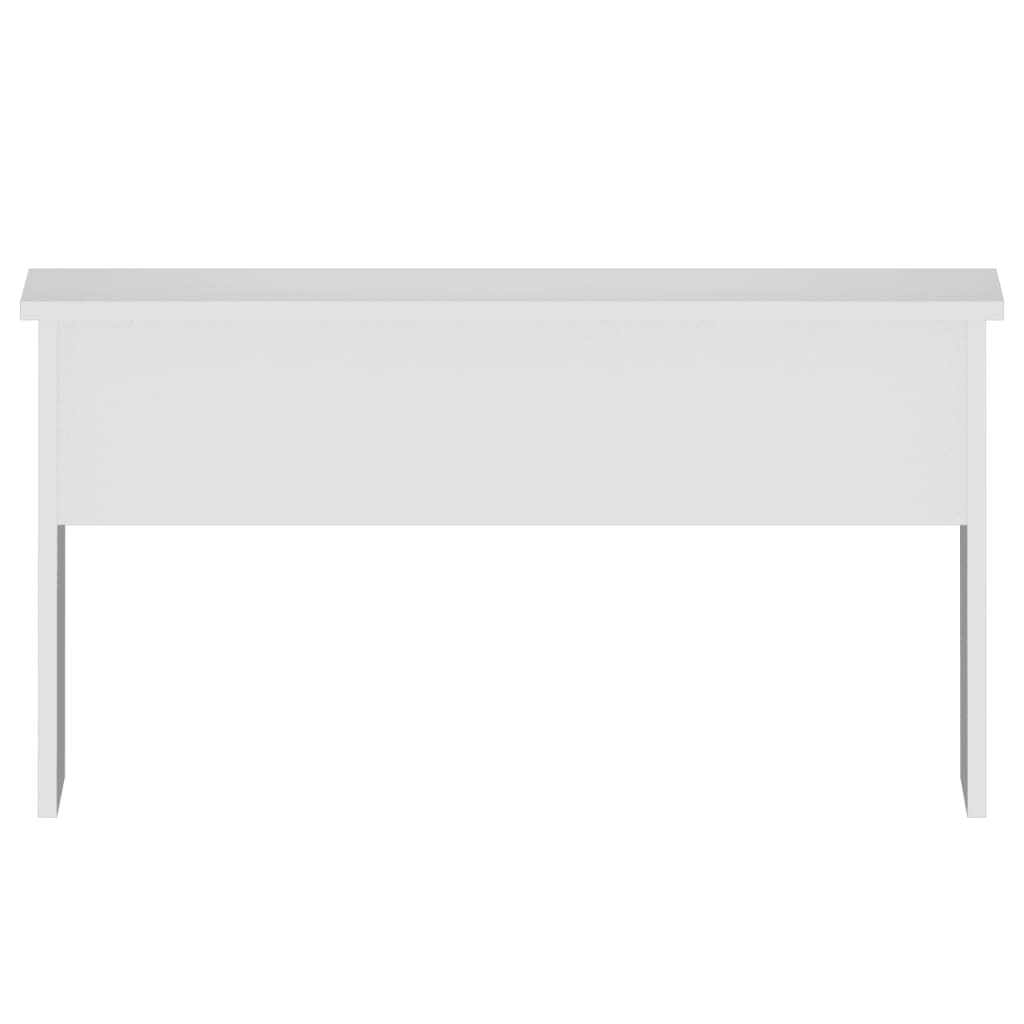 Salontafel 80x50,5x41,5 cm bewerkt hout wit is nu te koop bij PeponiXL, paradijselijk wonen!