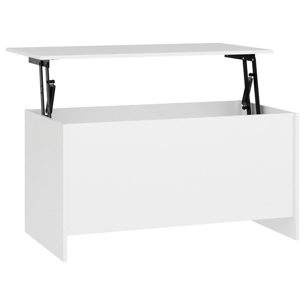 Salontafel 102x55,5x52,5 cm bewerkt hout wit is nu te koop bij PeponiXL, paradijselijk wonen!