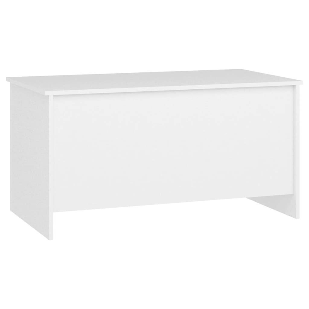 Salontafel 102x55,5x52,5 cm bewerkt hout wit is nu te koop bij PeponiXL, paradijselijk wonen!