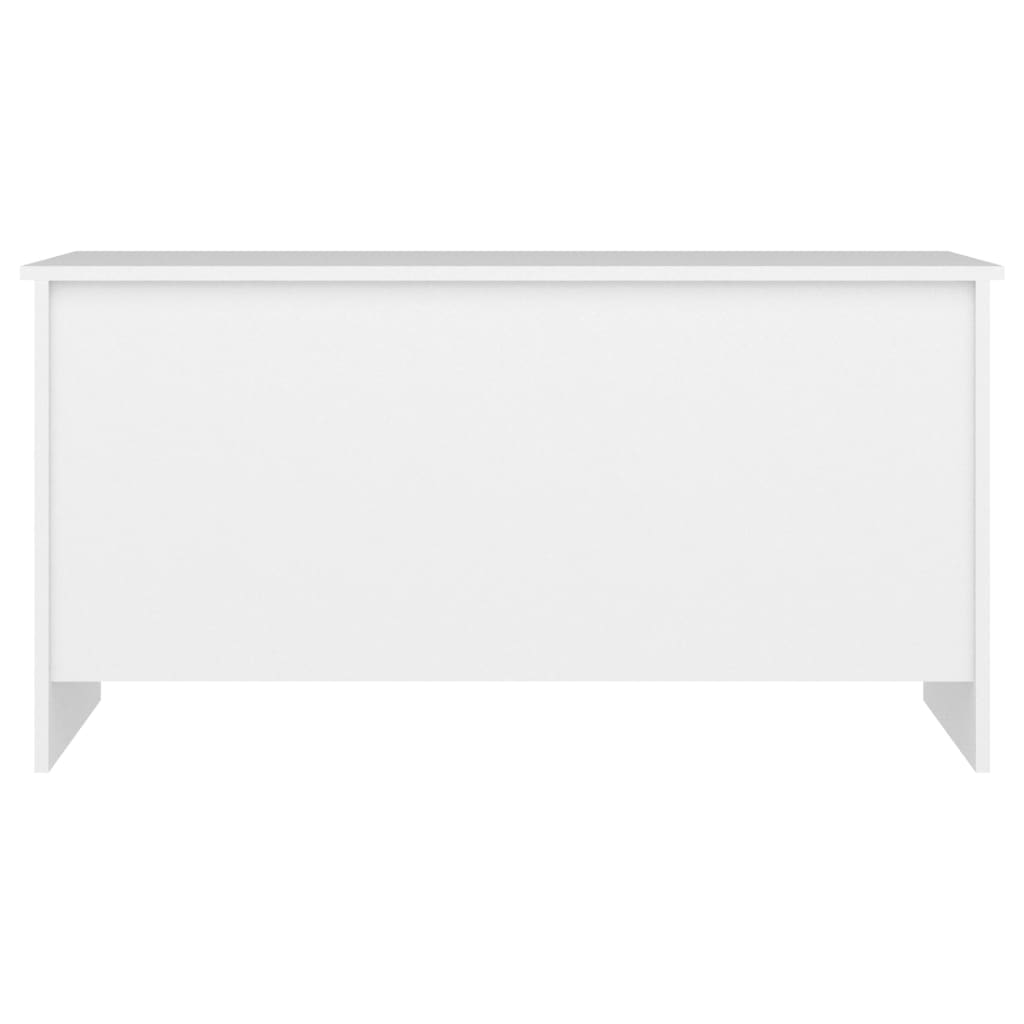 Salontafel 102x55,5x52,5 cm bewerkt hout wit is nu te koop bij PeponiXL, paradijselijk wonen!