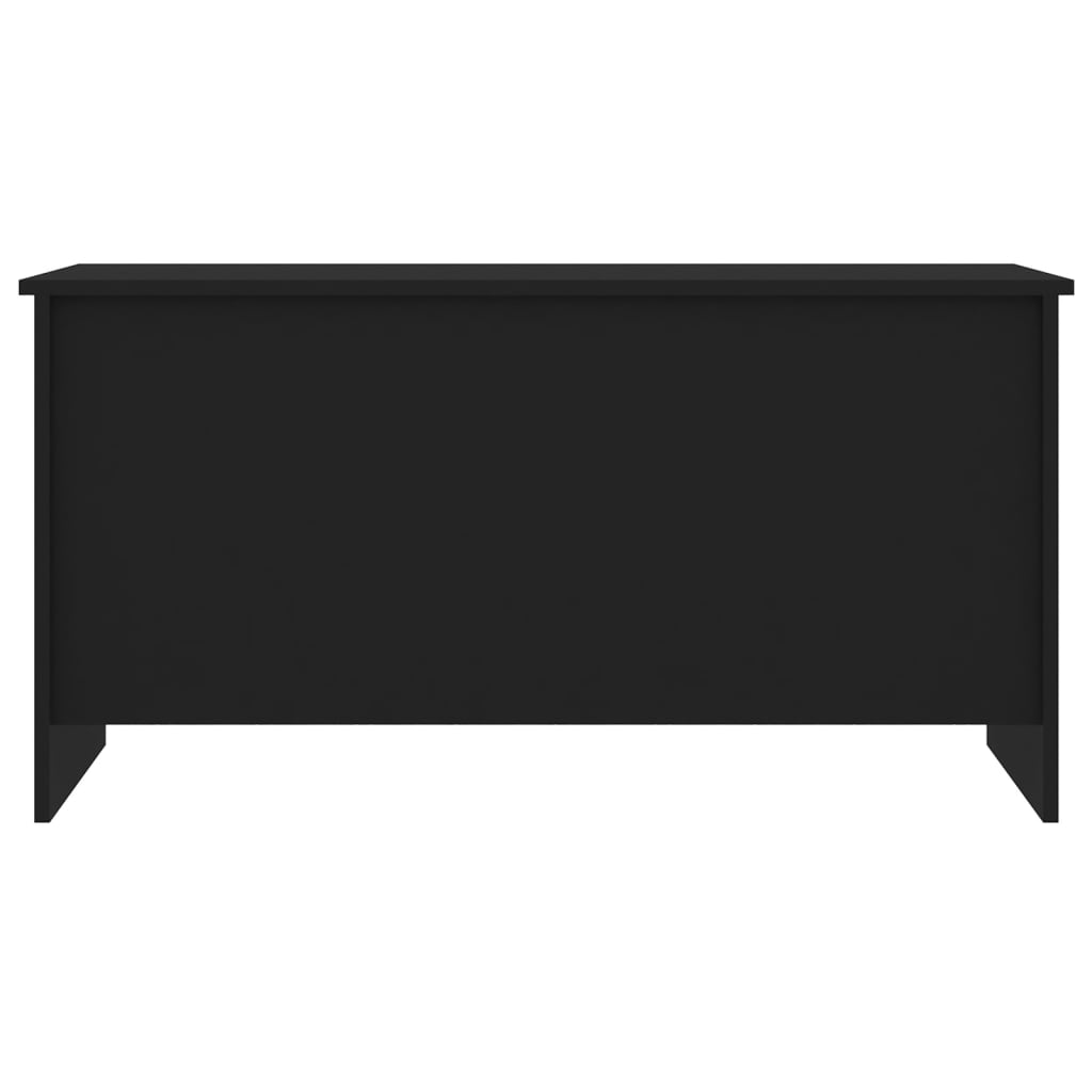 Salontafel 102x55,5x52,5 cm bewerkt hout zwart is nu te koop bij PeponiXL, paradijselijk wonen!