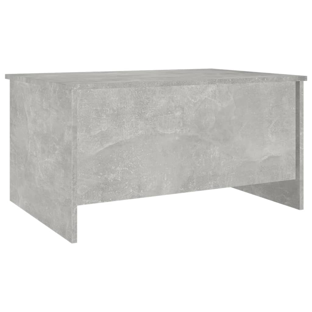 Salontafel 80x55,5x41,5 cm bewerkt hout betongrijs is nu te koop bij PeponiXL, paradijselijk wonen!