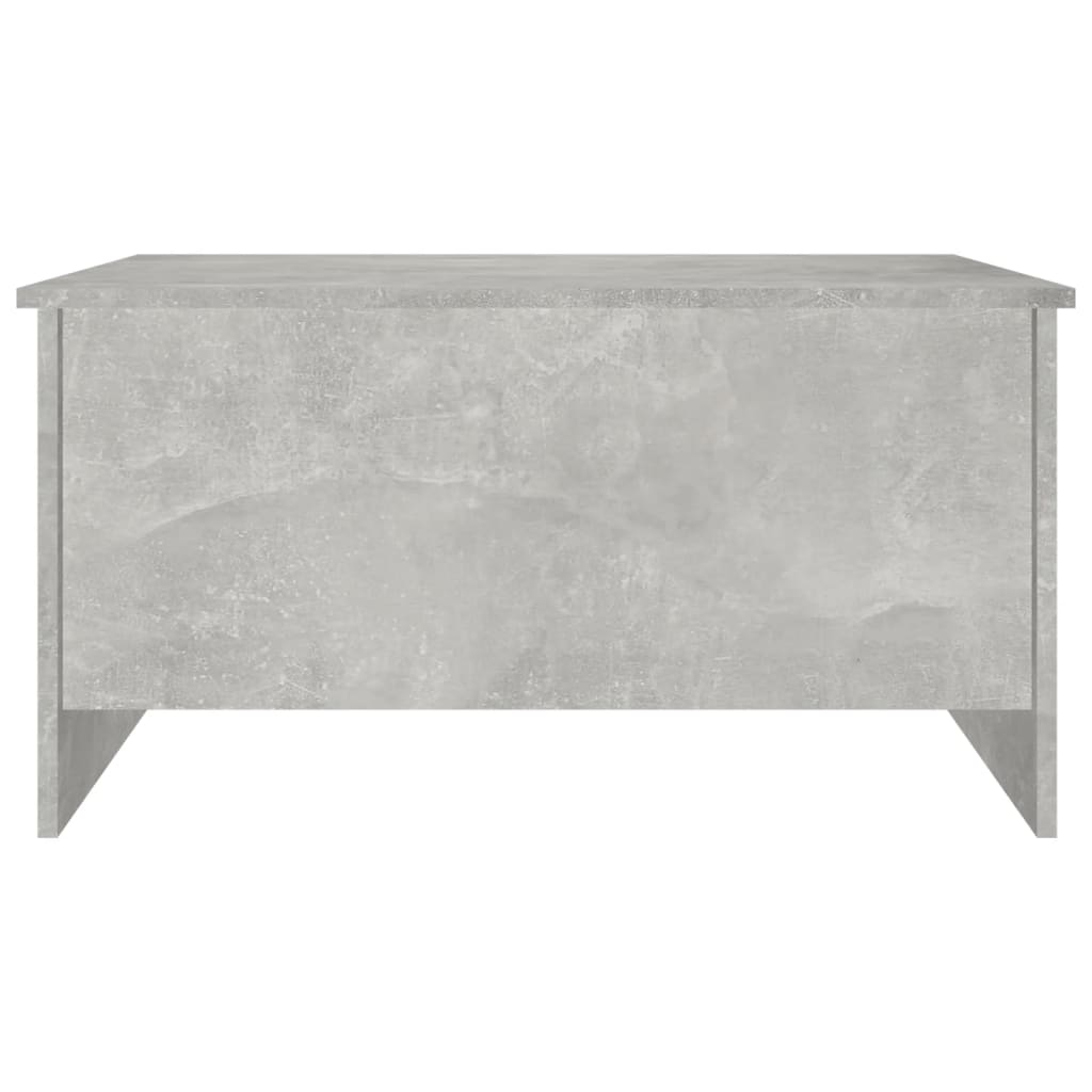 Salontafel 80x55,5x41,5 cm bewerkt hout betongrijs is nu te koop bij PeponiXL, paradijselijk wonen!