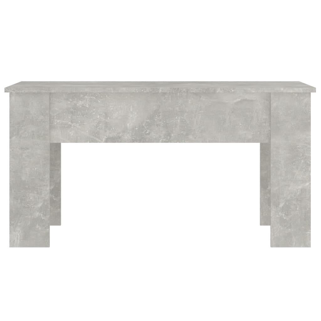 Salontafel 101x49x52 cm bewerkt hout betongrijs