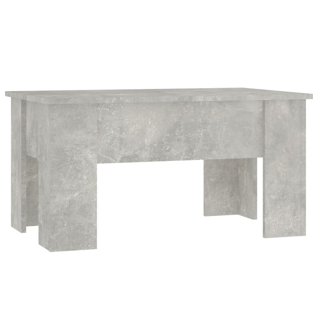 Salontafel 79x49x41 cm bewerkt hout betongrijs is nu te koop bij PeponiXL, paradijselijk wonen!