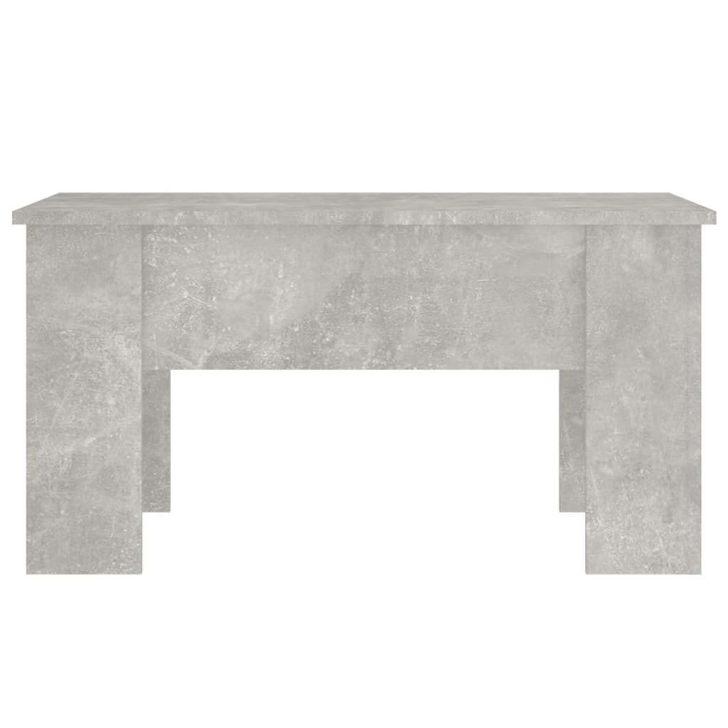 Salontafel 79x49x41 cm bewerkt hout betongrijs is nu te koop bij PeponiXL, paradijselijk wonen!