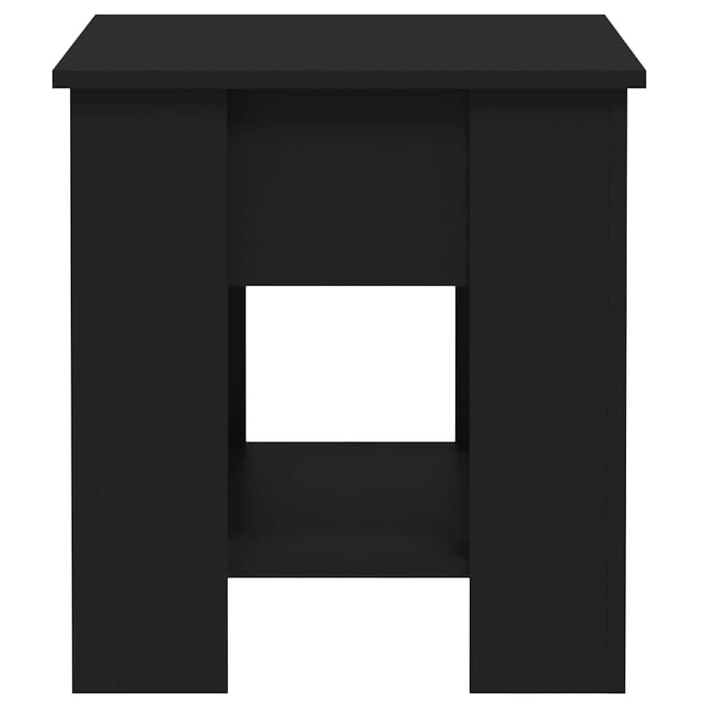 Salontafel 101x49x52 cm bewerkt hout zwart is nu te koop bij PeponiXL, paradijselijk wonen!