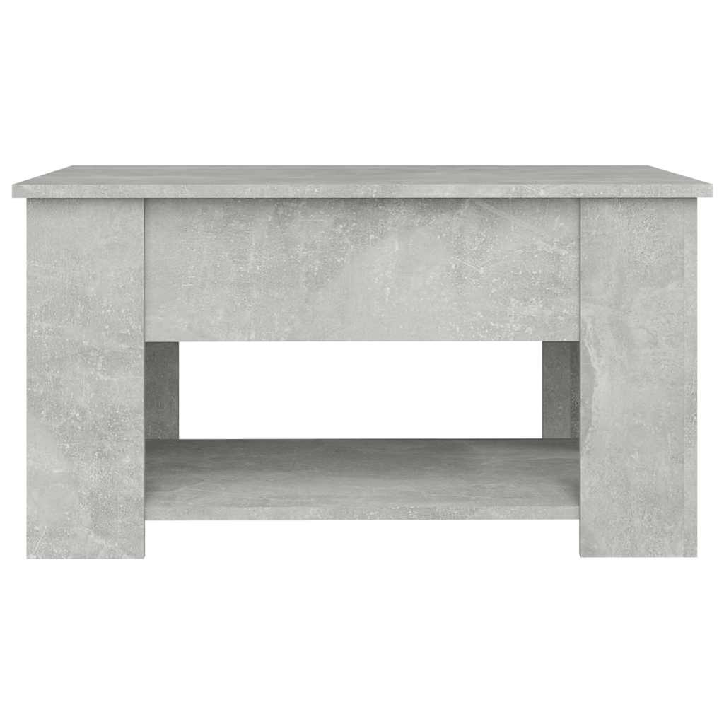 Salontafel 79x49x41 cm bewerkt hout betongrijs is nu te koop bij PeponiXL, paradijselijk wonen!