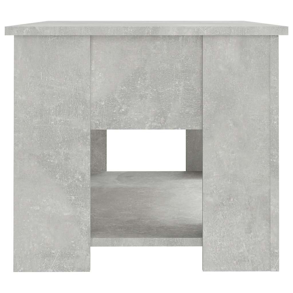 Salontafel 79x49x41 cm bewerkt hout betongrijs is nu te koop bij PeponiXL, paradijselijk wonen!