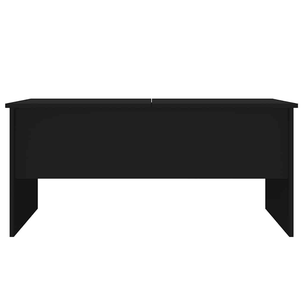 Salontafel 102x50,5x46,5 cm bewerkt hout zwart is nu te koop bij PeponiXL, paradijselijk wonen!