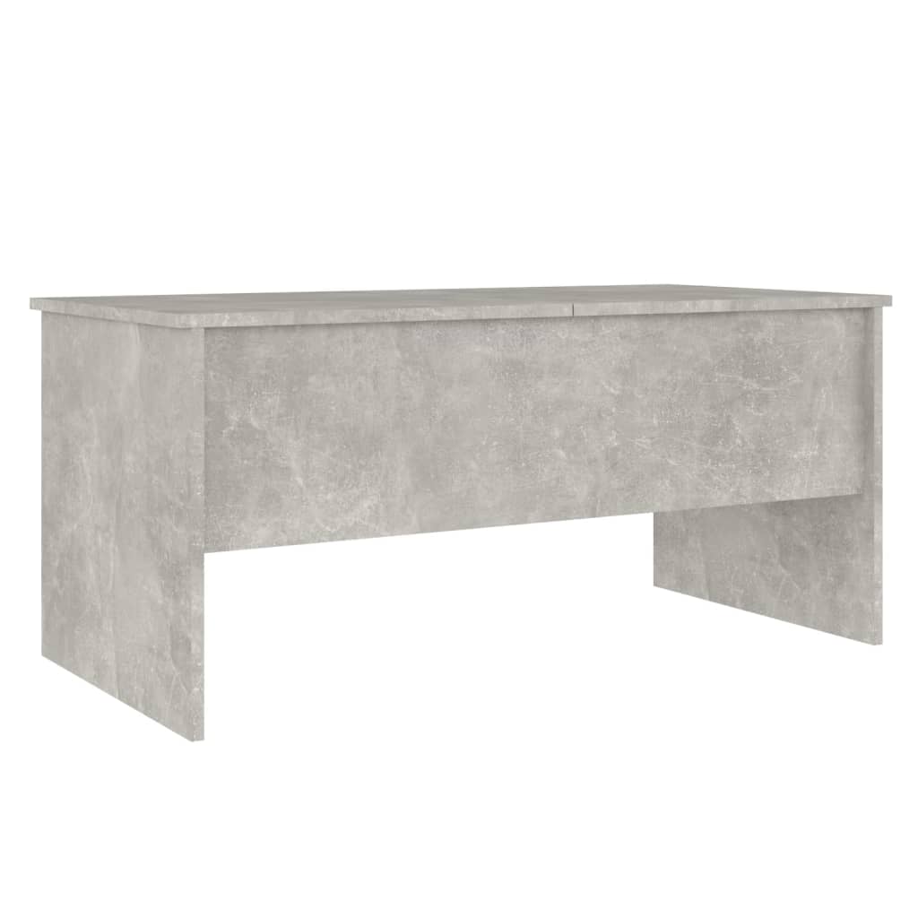 Salontafel 102x50,5x46,5 cm bewerkt hout betongrijs is nu te koop bij PeponiXL, paradijselijk wonen!