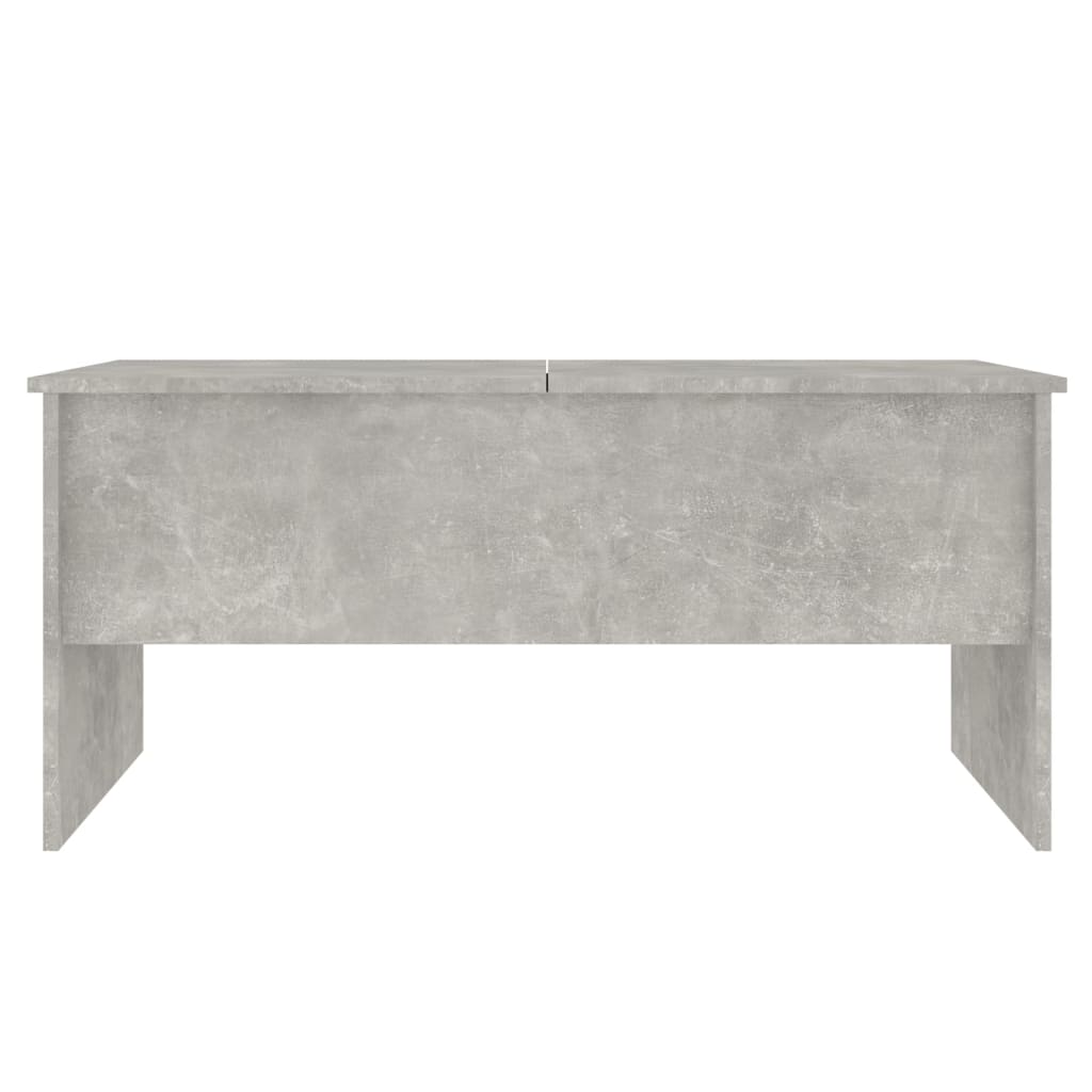 Salontafel 102x50,5x46,5 cm bewerkt hout betongrijs is nu te koop bij PeponiXL, paradijselijk wonen!