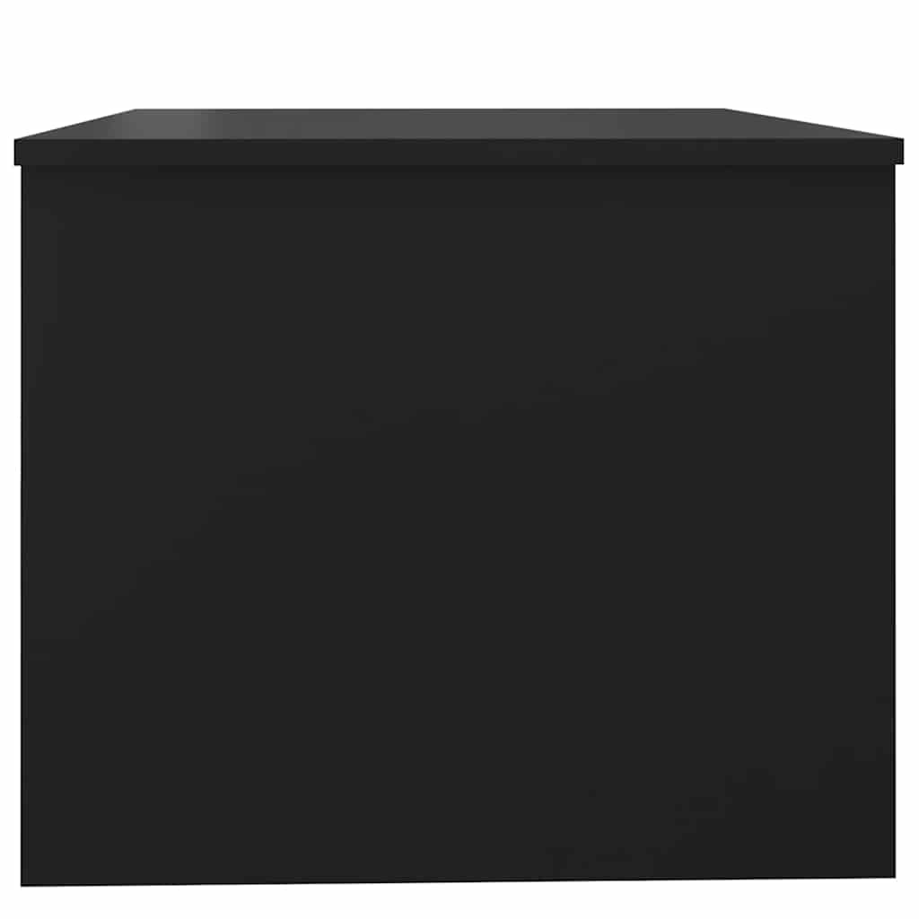 Salontafel 80x50x42,5 cm bewerkt hout zwart is nu te koop bij PeponiXL, paradijselijk wonen!
