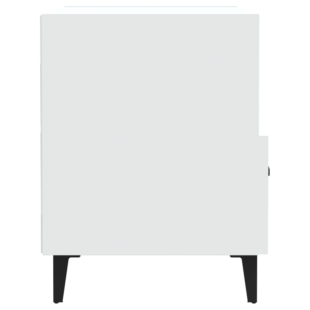 Nachtkastje bewerkt hout wit is nu te koop bij PeponiXL, paradijselijk wonen!