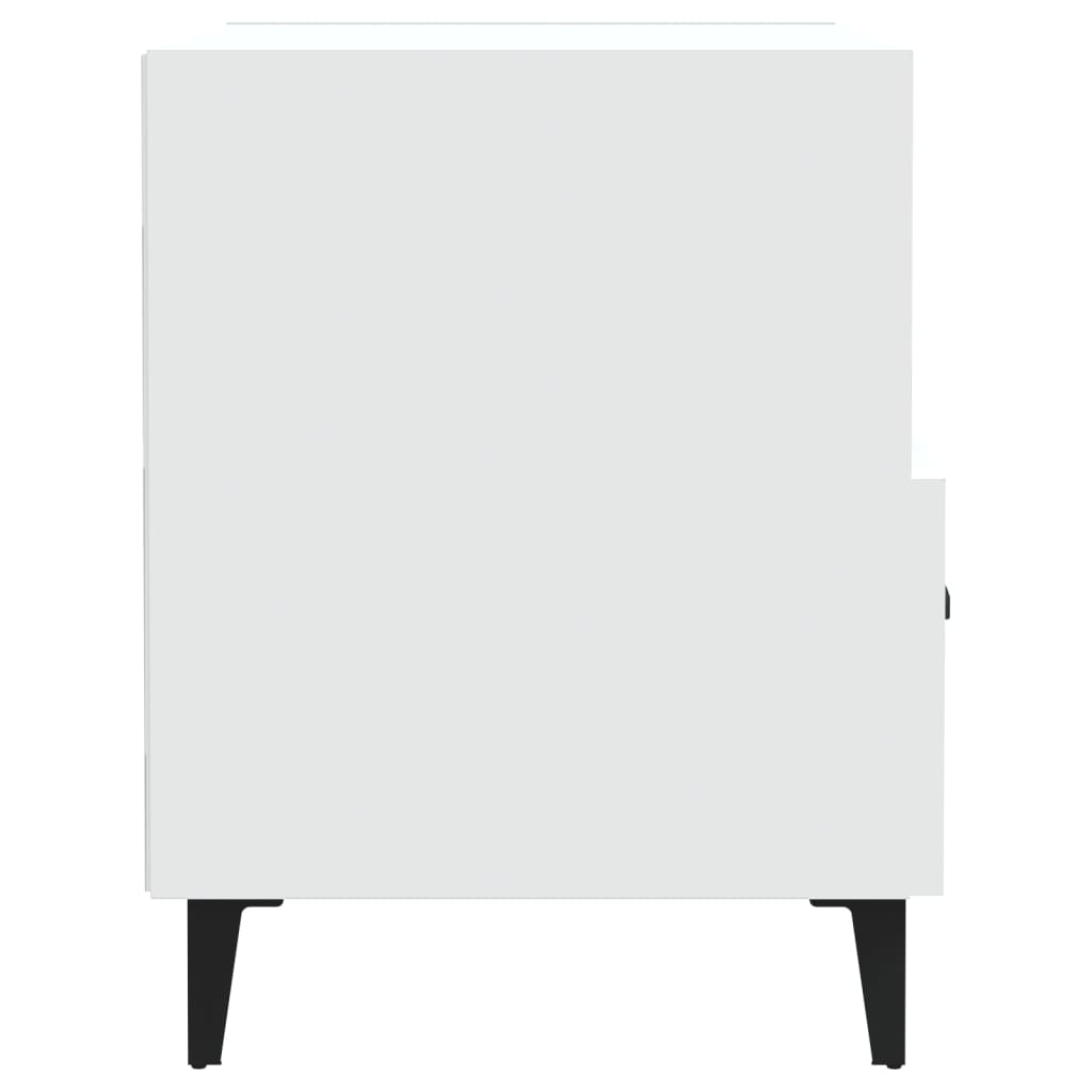 Nachtkastjes 2 st bewerkt hout wit is nu te koop bij PeponiXL, paradijselijk wonen!