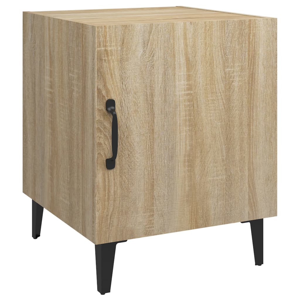 Nachtkastjes 2 st bewerkt hout sonoma eikenkleurig is nu te koop bij PeponiXL, paradijselijk wonen!