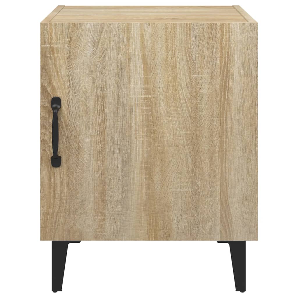 Nachtkastjes 2 st bewerkt hout sonoma eikenkleurig is nu te koop bij PeponiXL, paradijselijk wonen!